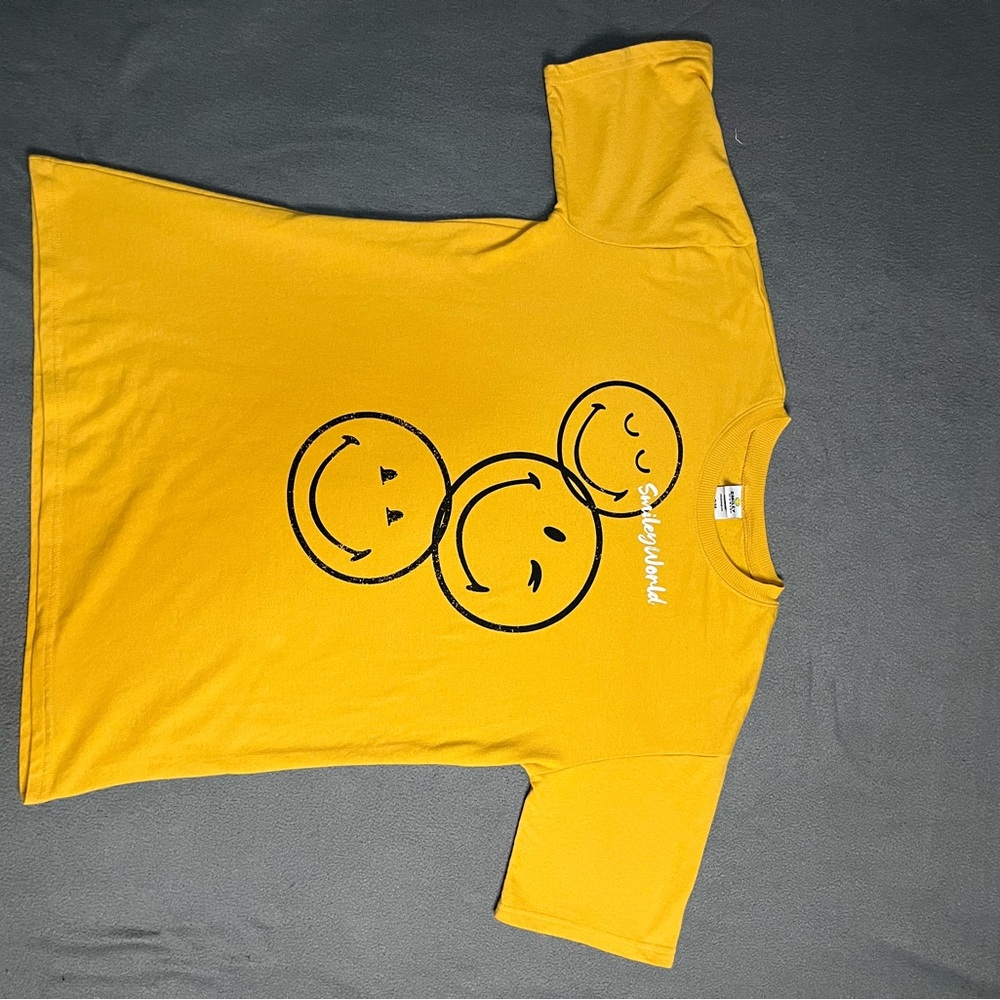 Smiley World Mustard Graphic Tee